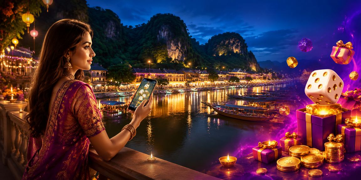 Pemain bandar bermain permainan dadu gaya Melayu di Ipoh