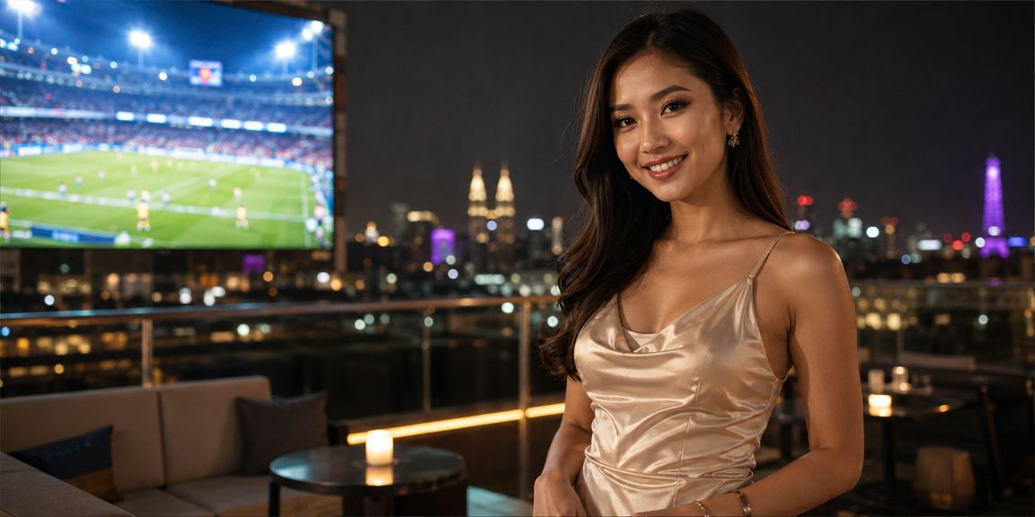 Penyokong bola sepak di Kota Bharu menonton perlawanan dengan penuh semangat